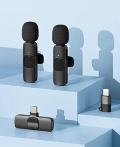 Taksh K9 Wireless Dual Microphone – Crystal Clear Sound, 360° Freedom!